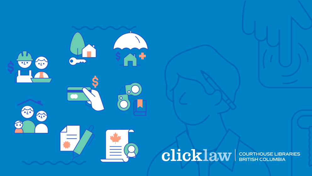 Icons related to the Clicklaw organization
