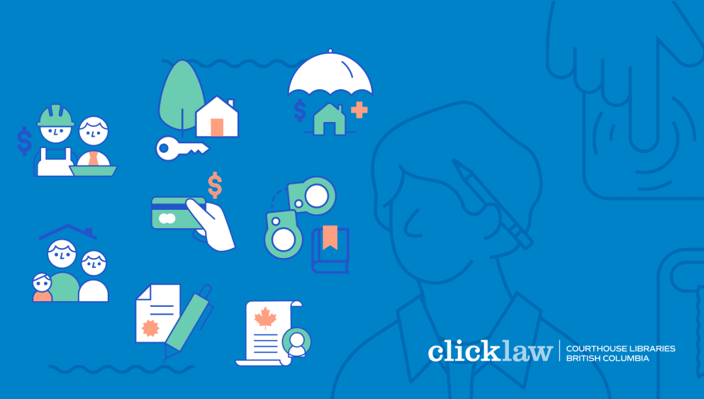 Icons related to the Clicklaw organization