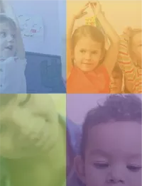 Collage of children with colour blocks